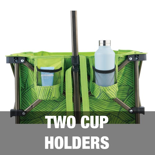 Two cup holders.