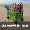 Can hold up 175 pounds.