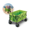 Bliss Hammocks Garden Cart Beach Wagon with inset image showing product in use