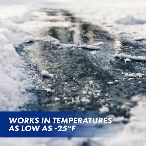 Works in temperatures as low as -25 degrees.