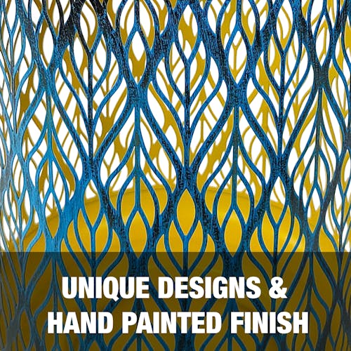 Unique Designs and hand-painted finish.