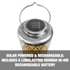 Solar powered and rechargeable: includes a long-lasting 600MAH NI-HM rechargeable battery.
