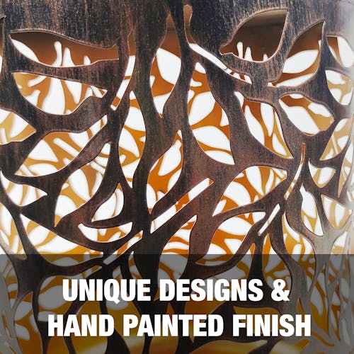 Unique Designs and hand-painted finish.
