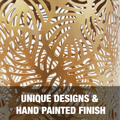 Unique Designs and hand-painted finish.