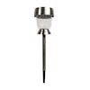 Bliss Outdoors 14-inch tall Solar Powered LED Pathway Light with ocean pattern design.