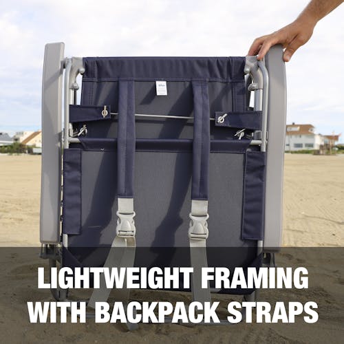 Lightweight framing with backpack straps.