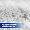 Pellets generate heat instantly.