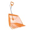 ErgieSystems 54-inch Steel Shaft Muck Scoop with Auto Sifting Fork Basket with 22 tines.