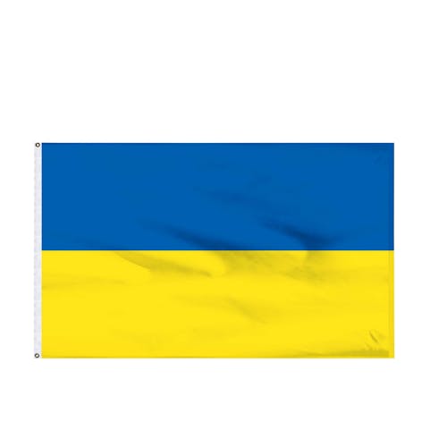 3-foot by 5-foot Ukrainian National Flag.