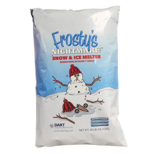 40-pound bag of Frosty's Nightmare Blend Ice Melt.