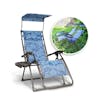 Bliss Hammocks Zero Gravity Chair with inset image of product reclined