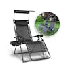 Bliss Hammocks Zero Gravity Chairs with inset image of products set up