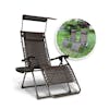Bliss Hammocks Zero Gravity Chair with inset image of product in use