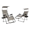 Bliss Hammocks Set of 2 26-inch Sand Zero Gravity Chairs.