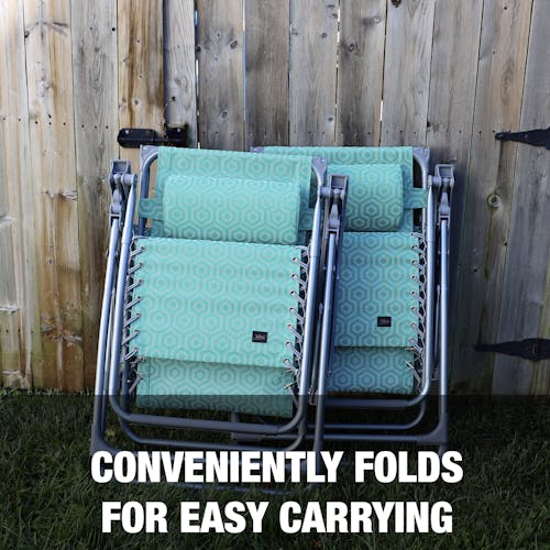 folding capabilities of bliss hammocks zero gravity chair for easy transport
