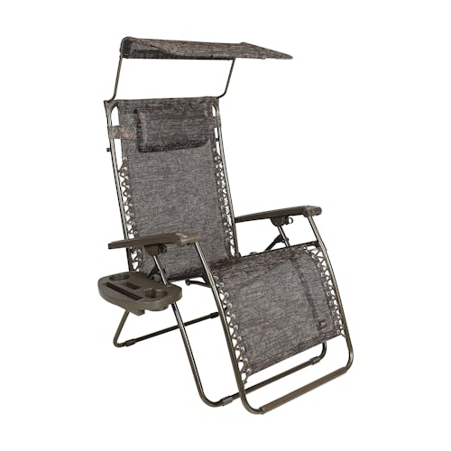 Bliss Hammocks 30-inch Wide XL Brown Jacquard Zero Gravity Chair.