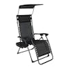 Bliss Hammocks 26-inch Wide Black Zero Gravity Chair.