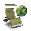 Bliss Hammocks Gravity Free Chair with inset image of product in use