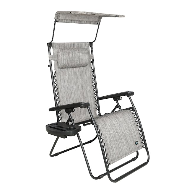 Bliss Hammocks 26-inch Wide Platinum Zero Gravity Chair.