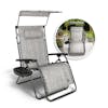 Bliss Hammocks Zero Gravity Chair with inset image of product in use