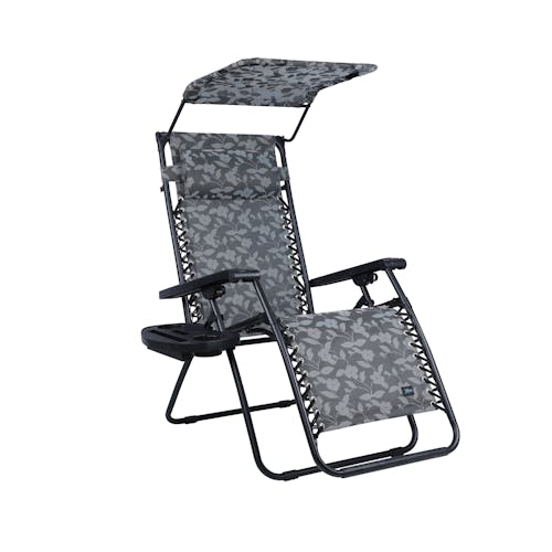 Bliss Hammocks 33-inch Wide Platinum Flower Zero Gravity Chair.
