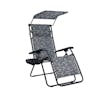 Bliss Hammocks 33-inch Wide Platinum Flower Zero Gravity Chair.