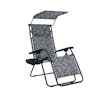 Bliss Hammocks 30-inch Wide Platinum Flower Zero Gravity Chair.