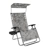 Bliss Hammocks 33-inch Wide Platinum Fern Leaves Zero Gravity Chair.