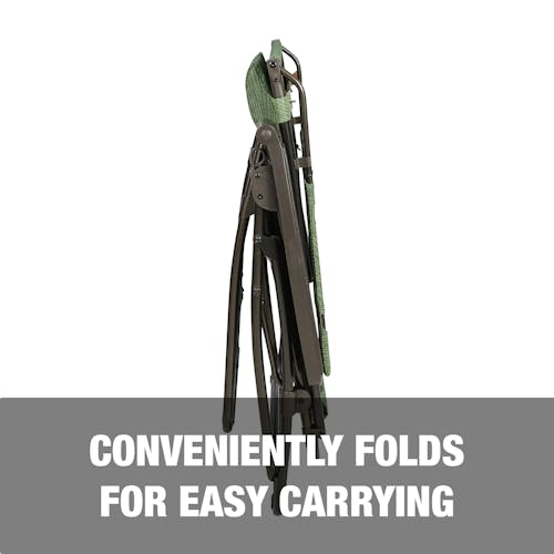 Conveniently folds for easy carrying.