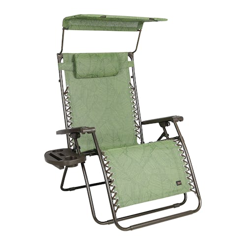 Bliss Hammocks 30-inch Wide Green Banana Leaves Zero Gravity Chair.