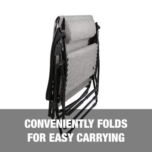 Conveniently folds for easy carrying.