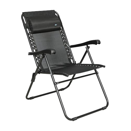 Bliss Hammocks 26-inch Wide Black Reclining Sling Chair.