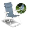 Bliss Hammocks Reclining Sling Chair with inset image of product in use