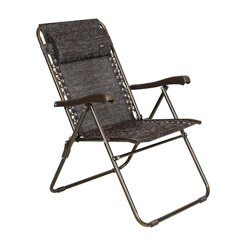 Bliss Hammocks 26-inch Wide Brown Jacquard Reclining Sling Chair.