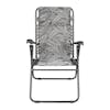 Front view of the 26-inch Platinum Fern Reclining Sling Chair.