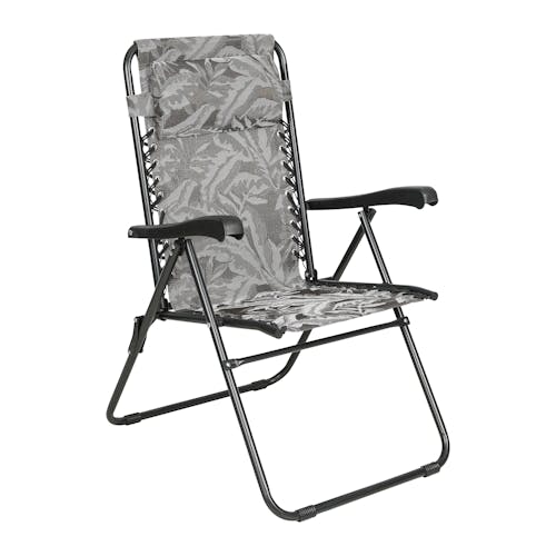 Bliss Hammocks 26-inch Wide Platinum Fern Reclining Sling Chair.