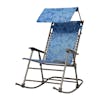 Bliss Hammocks 27-inch Wide Blue Flower Rocking Chair.