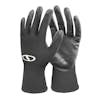 Sun Joe of Nitrile-Palm Reusable Black Gloves for Gardening, DIY Work, Cleaning, and More.