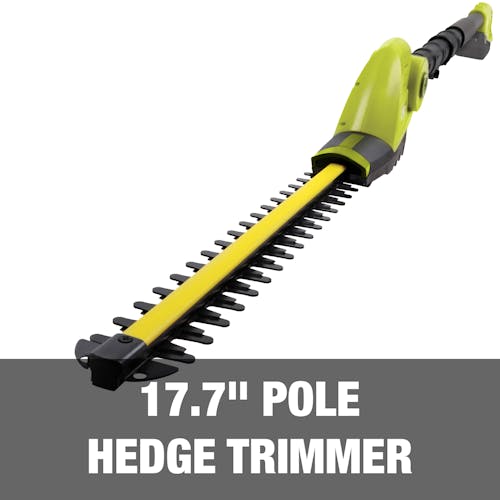 17.7 inch pole hedge trimmer.