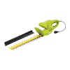Sun Joe 3.8-amp 15-inch Electric Hedge Trimmer with blade cover.