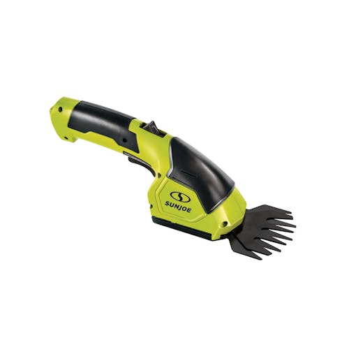 Sun Joe 2-in-1 cordless tool with the grass shear attachment.