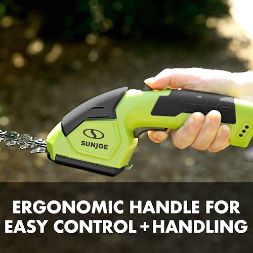 Ergonomic handle for easy control and handling.