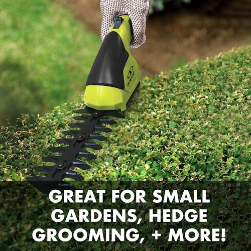 Great for small gardens, hedge grooming, and more!