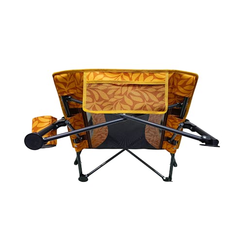 Bottom view of the Bliss Hammocks Collapsible Amber Leaf Beach Chair.
