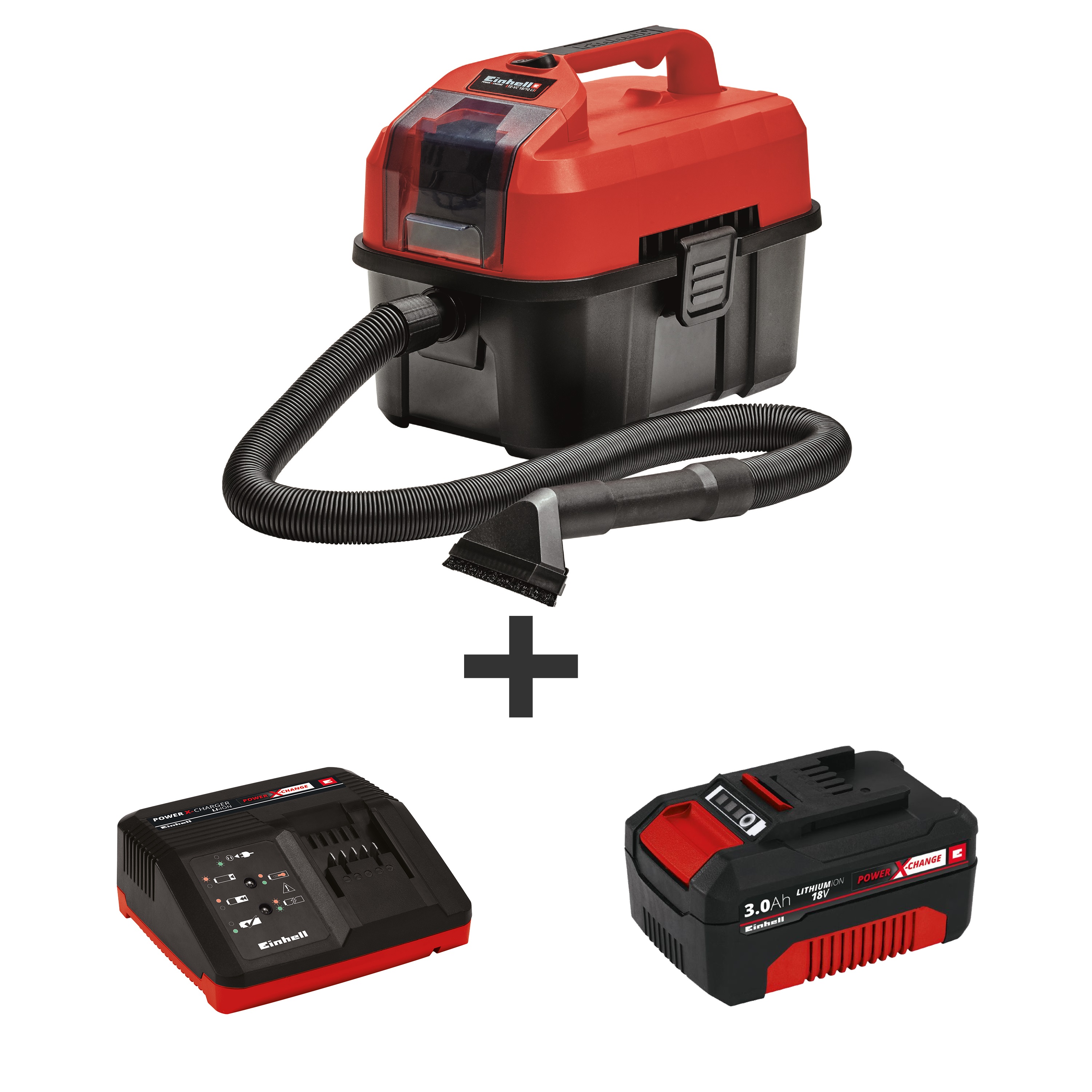 Einhell TE-VC Power X-Change 18-Volt Cordless 2.7 Gallon Portable Wet ...