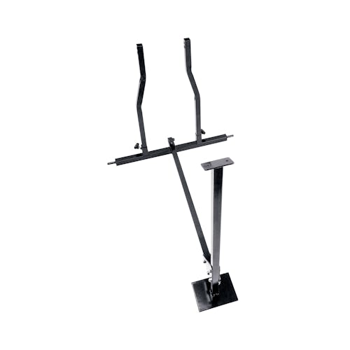 Top-angled view of the Sun Joe Log Splitter Support Stand.