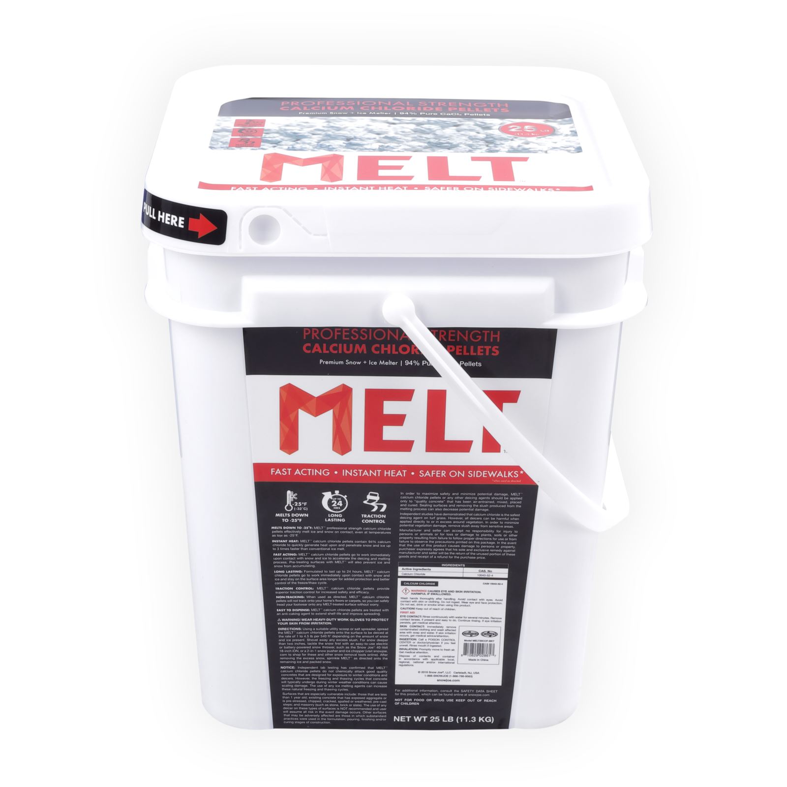 Enviro-Friendly Ice Melt Bucket 25 lb SNOW JOE MELT25EB-BKT 