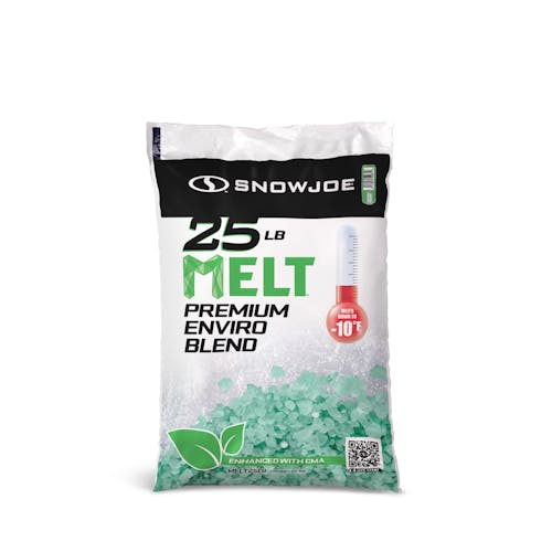 Snow Joe melt 25 lb enviro blend ice melter bag