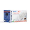 Snow Joe 30-pound box of Premium Enviro Blend Ice Melter.