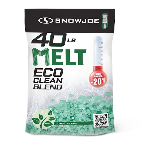 Snow Joe 40-pound bag of Eco Clean Ice Melt.